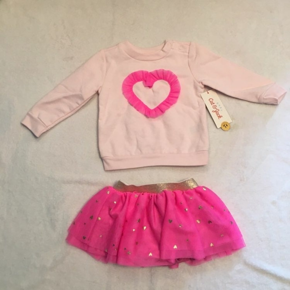 New bany girls pink outfit 9m‎